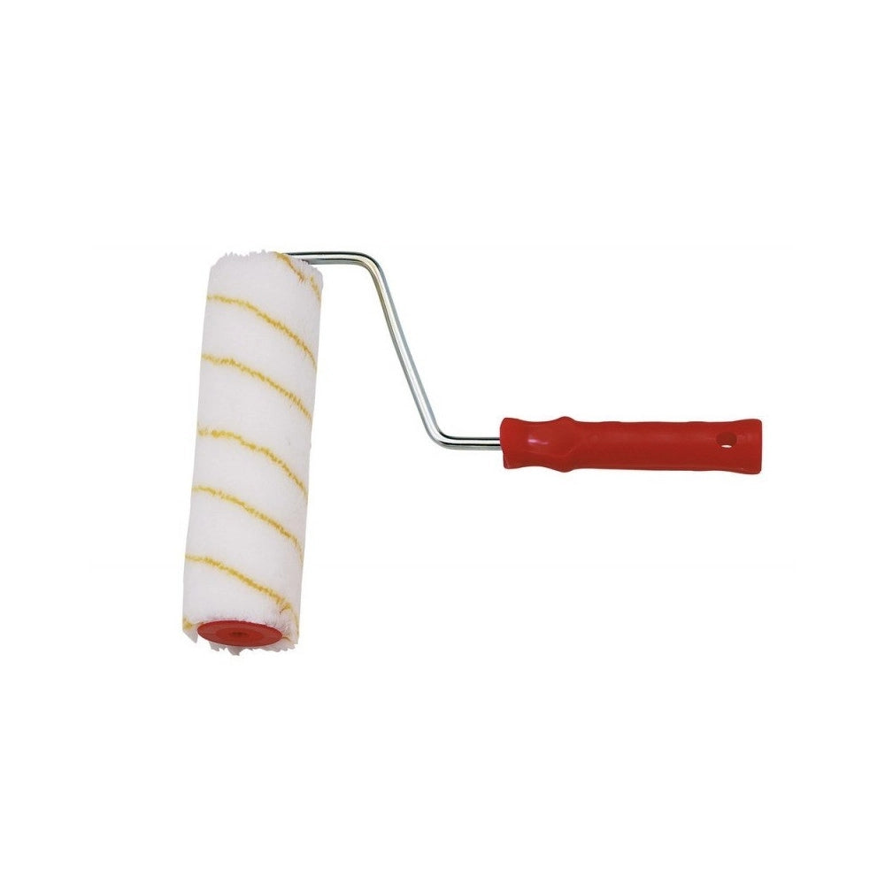 Trade Shop - Rullo Per Pittura Murale Cordonato 175mm Pennello Pareti Casa Stanza Vernice No Goccia -