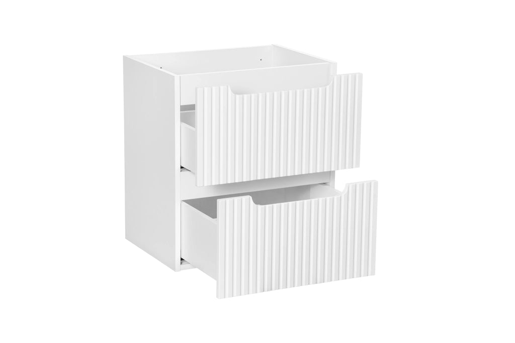 Mobile sottolavabo 50 cm 2 cassetti Nova White 50 x 57 x 39 cm