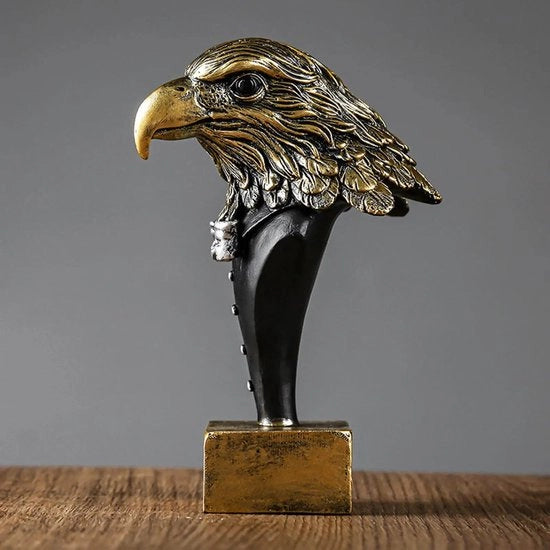 Decorazione per Interno - Statuetta di Uccello in Hars - Artefatto Decorativo per Soggiorno, Ufficio, Bagno, Libreria e Decorazione per la Casa