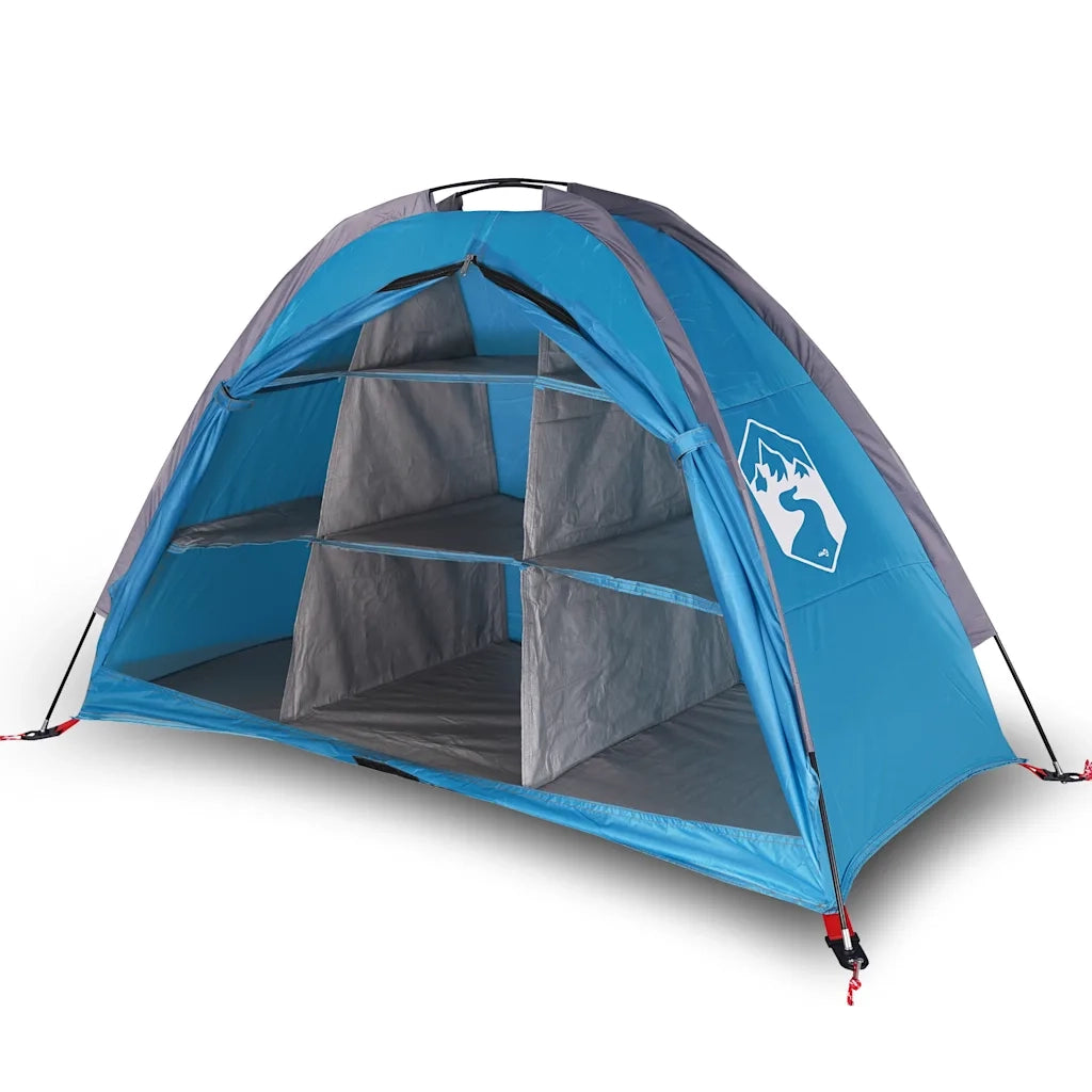 Tenda Portaoggetti con 9 Scomparti Blu Impermeabile 94375