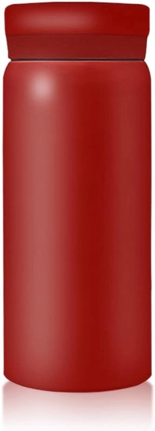 Mini flacone in acciaio inossidabile termico - 200 ml - BPA libero - rosso