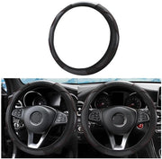 Supporto Guida Antiscivolo - Resistente al Calore - Pelle Microfibra - Diametro 37-38 cm - Accessori Auto - Flessibile e Estensibile - Copertura Manubrio