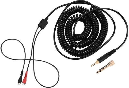 Cavo di ricambio per cuffie HD - Connettore dorato - 3,5 mm/6,5 mm - Per cuffie HD - Compatibile con HD25/560/540/480/430 - Cavo per cuffie