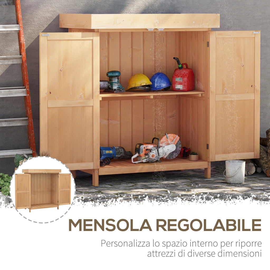 Casetta da Giardino in Legno ¨C zephmum ¨C 74x43x88 cm