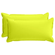 Federa 2 pcs HOUTEN Verde brillante. 40 x 80 cm Poliestere 918277