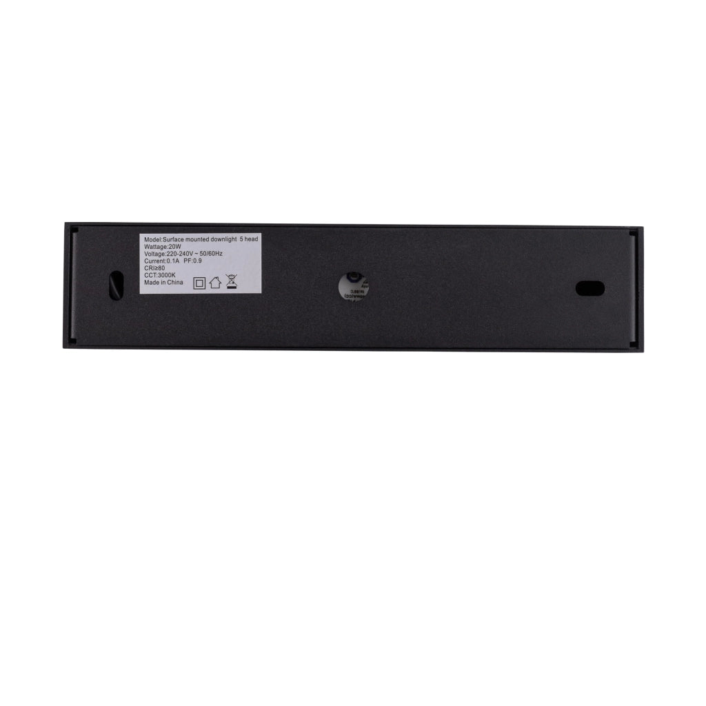 Faretto lineare 20W LED 3000K nero Nowodvorski 10055