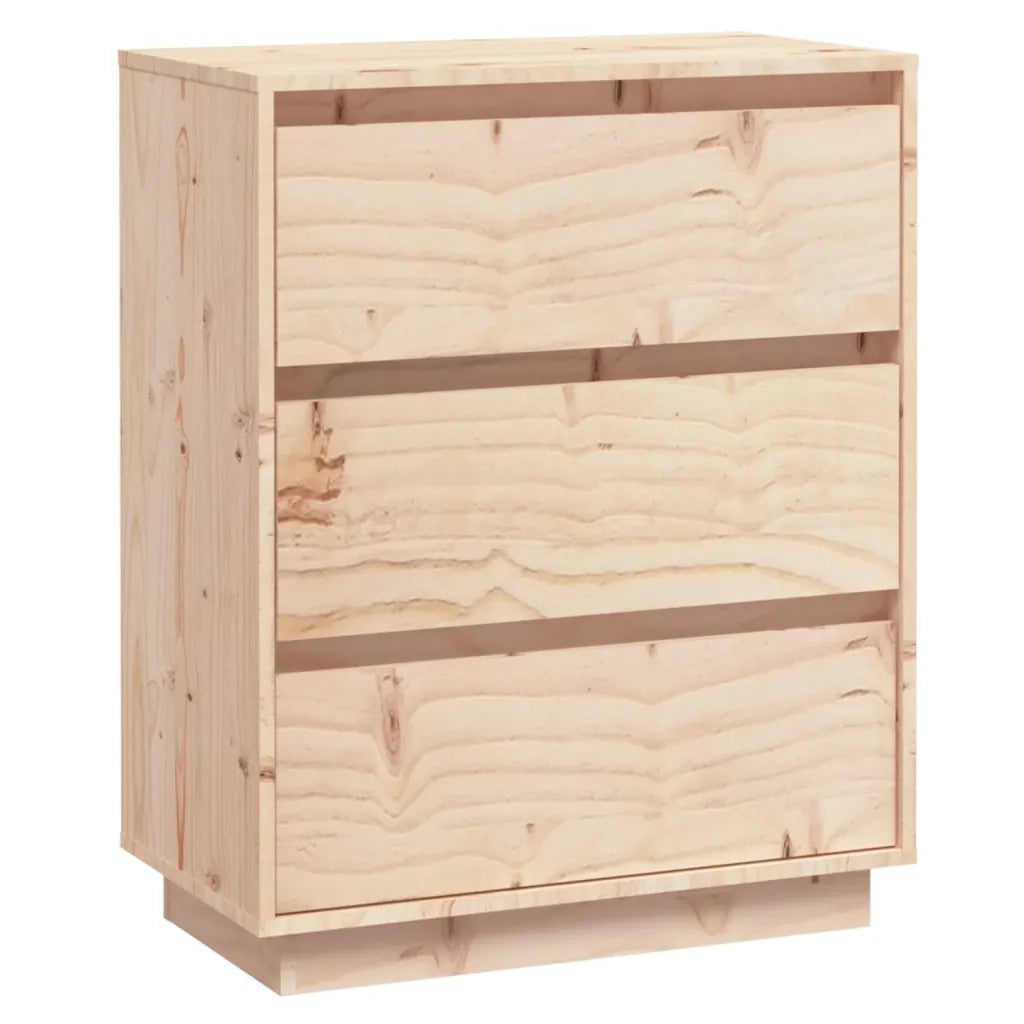 Credenza-Buffet-Armadio da cucina 60x34x75 cm in Legno Massello di Pino 432942