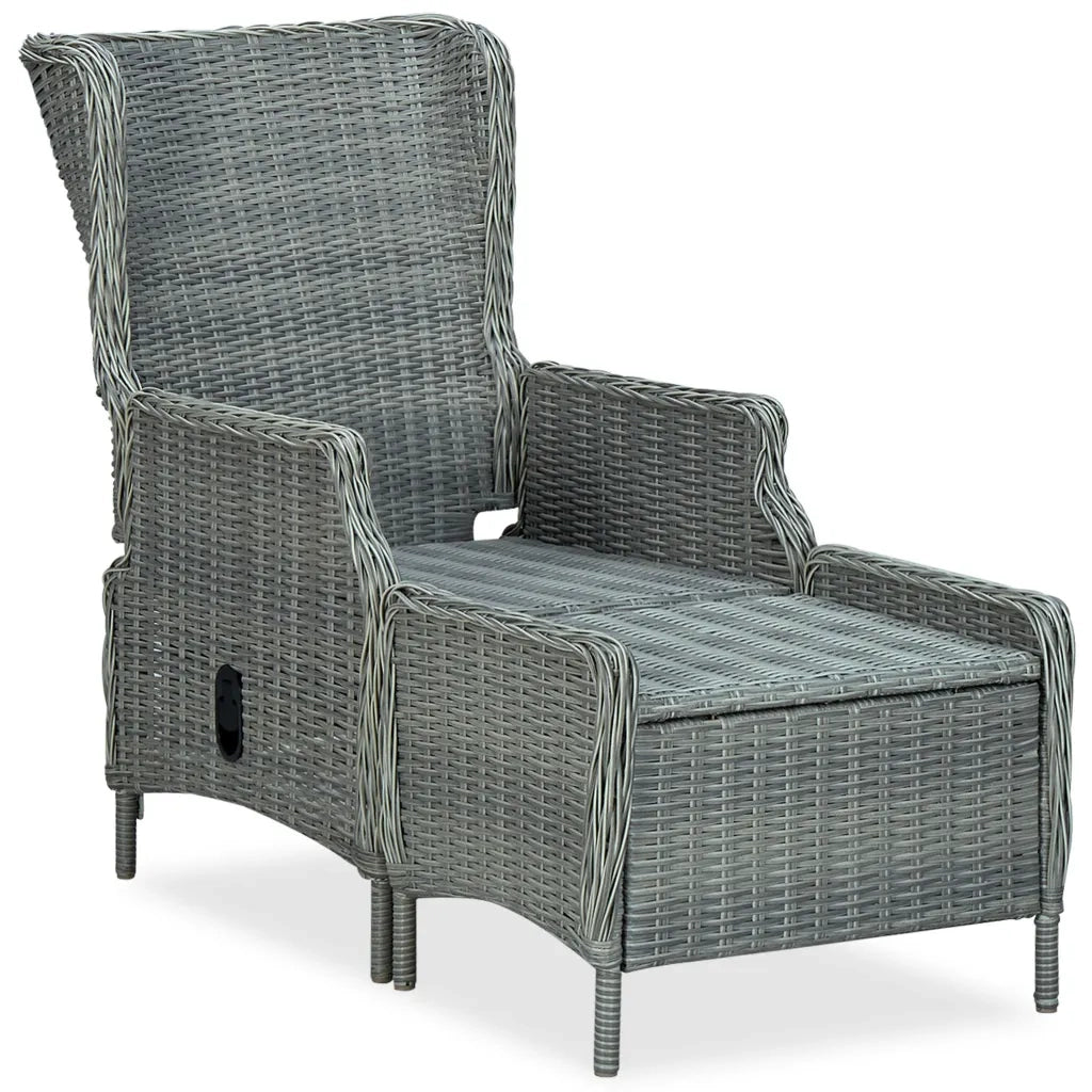 Set Mobili da Pranzo per Giardino 5 pz Grigio Chiaro cod mxl 36065