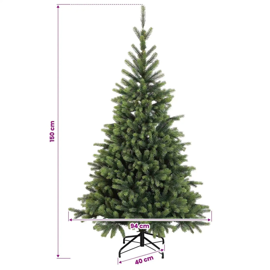 Albero di Natale Artificiale con Rami Pieghevoli 150 cm 42055593