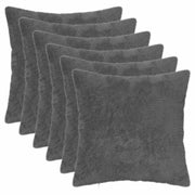 Federa 6 pz HEERLEN Grigio Scuro 50 x 50 cm 911189