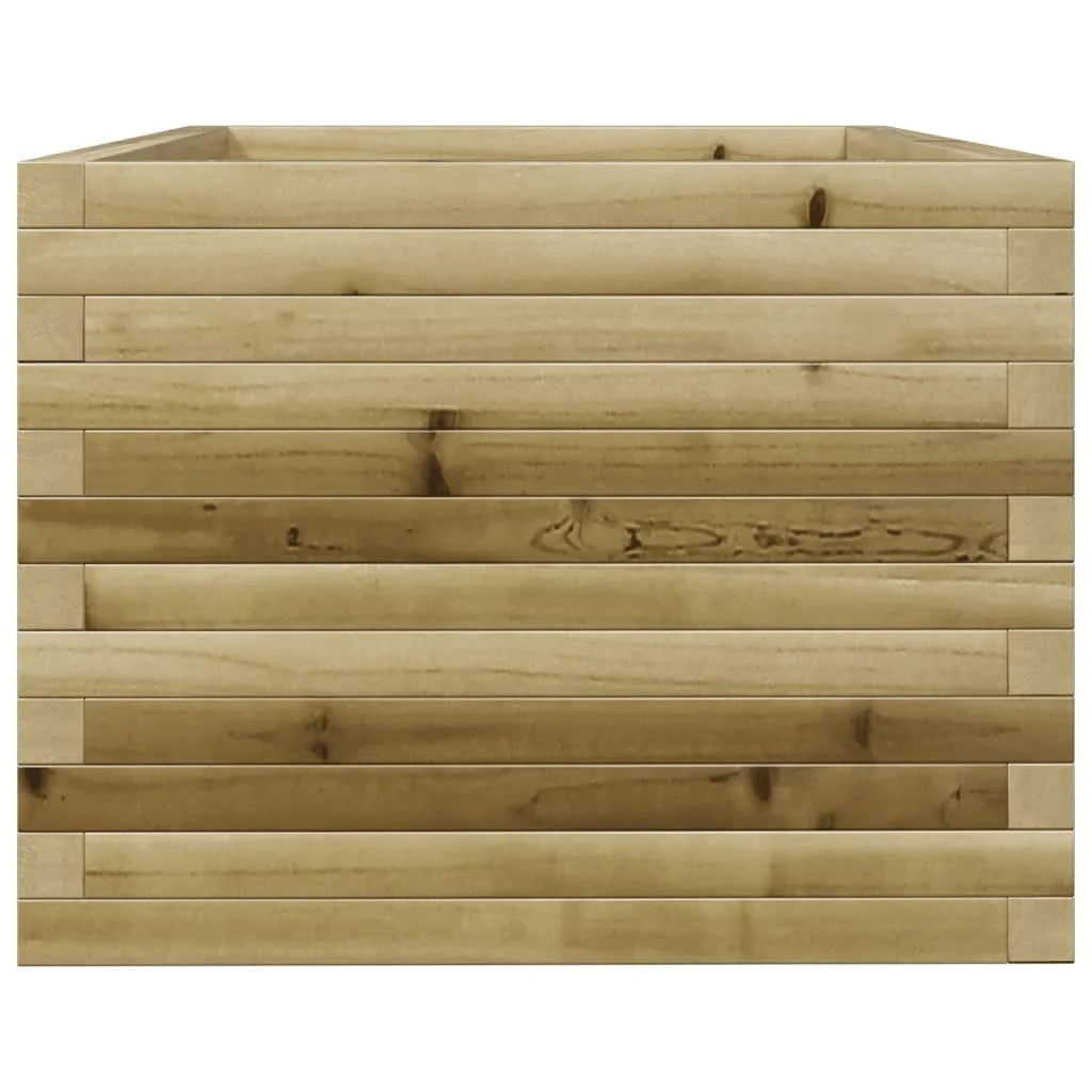 Fioriera rialzata per piante fiori terrazza giardino 90 x 60 x 49,5 cm legno di pino impregnato marrone 02_0038023