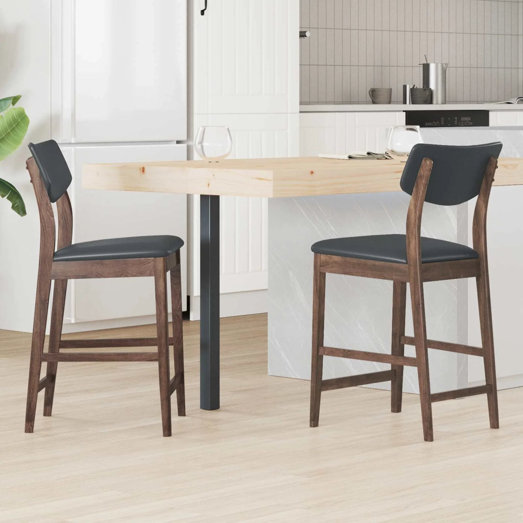 Sedie da pranzo 2 pcs Marrone Chiaro 48 x 49 x 95 cm