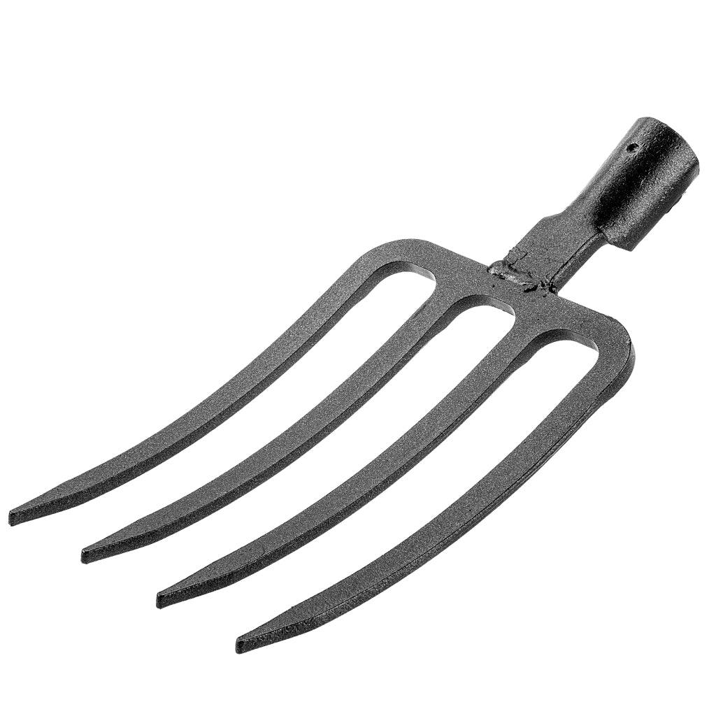 Forca da giardino KADAX a 4 punte in acciaio, senza manico.