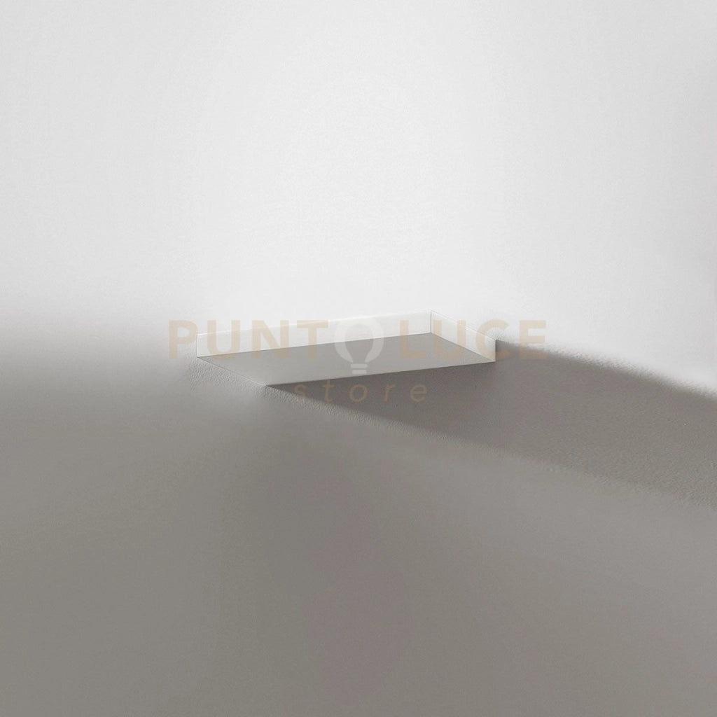 YOANA A/P - APPLIQUE A PARETE BIANCO A LED 3000K 1500LM 15W DIMMERABILE METALLO E METACRILATO 18cm