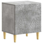 Comodino Grigio Cemento 43 x 34,5 x 50 cm Legno ingegnerizzato