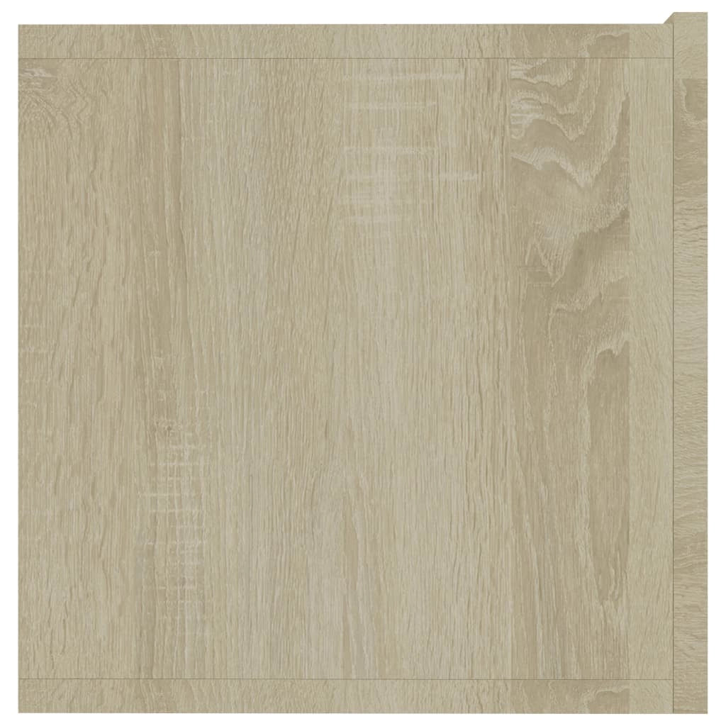Mobile TV multimediale mensola TV credenza TV sala da pranzo soggiorno camera da letto rovere Sonoma 80 x 30 x 30 cm legno ingegnerizzato marrone 02_0027536