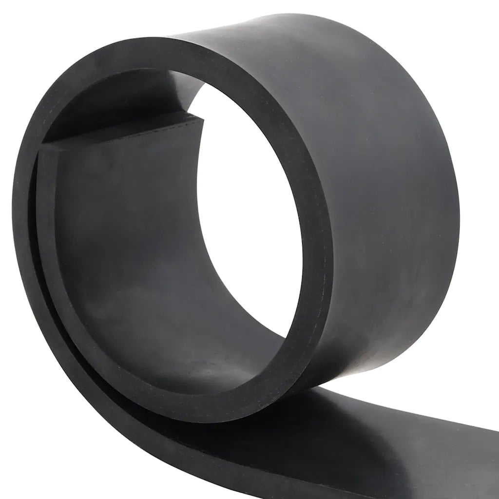 vidaXL Bordo in Gomma per Spazzaneve Nero 120x8x1 cm