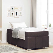 Struttura del letto Marrone Scuro 90 x 200 cm Tessuto 3398261