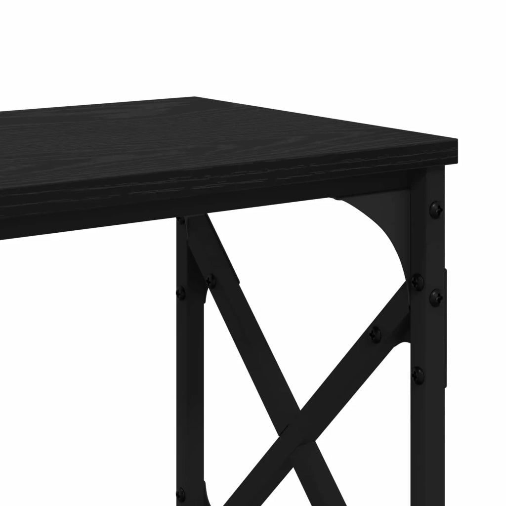 Tavolo consolle Rovere Nero 156 x 28 x 80,5 cm