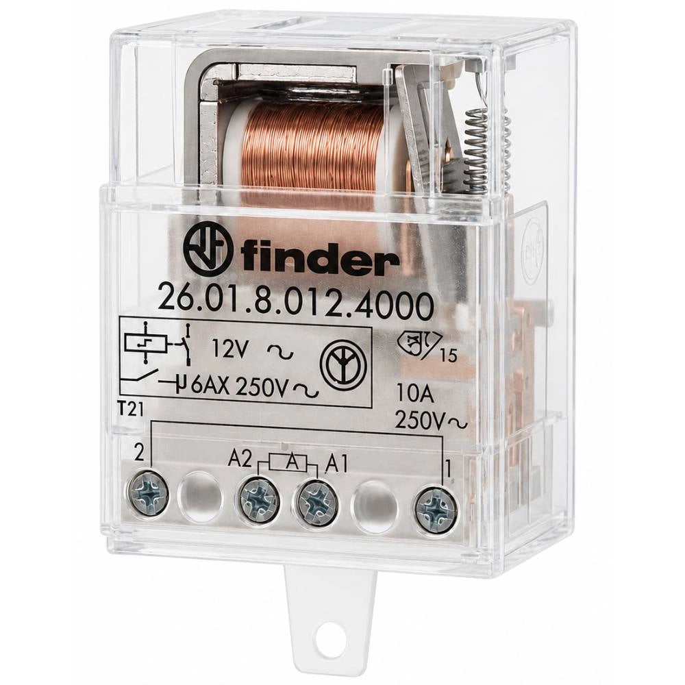 Finder relè impulsi unipolare 12v ac per controllo luci