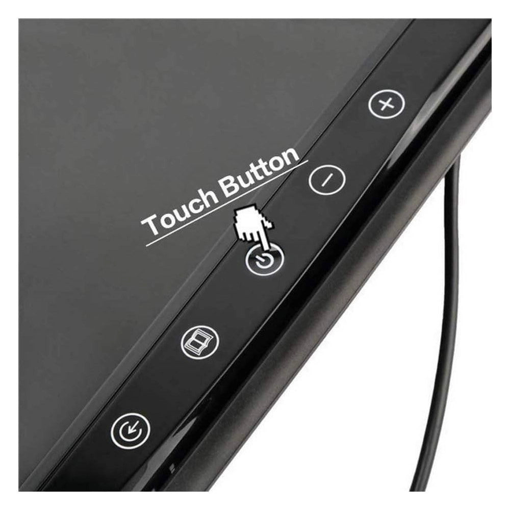 Trade Shop - Monitor Per Videosorveglianza Telecamera Auto Lcd 9 Pollici 12v Maxtech Lcd-9" -