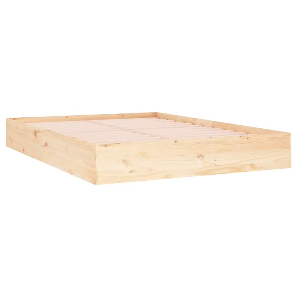Giroletto-Struttura Letto in Legno Massello 120x190 cm Small Double 775665