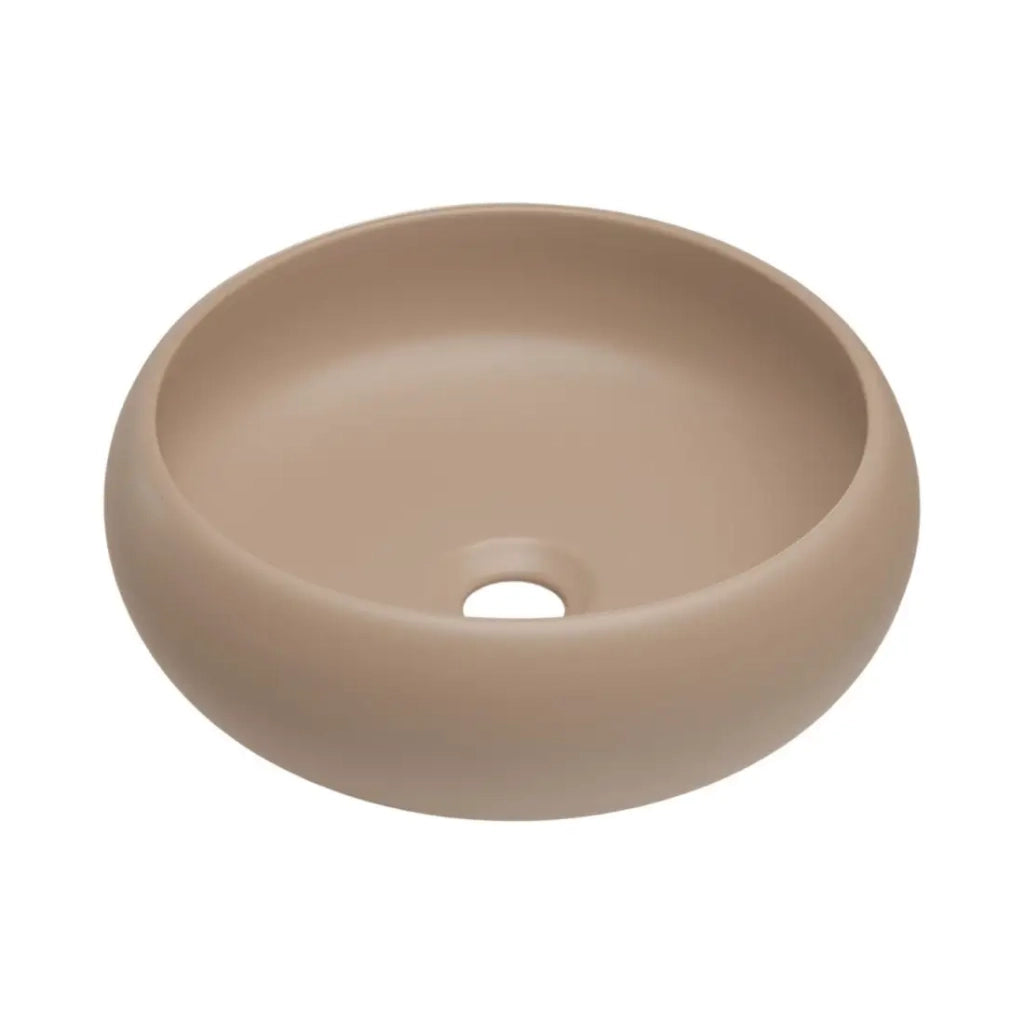 Set ICON: mobile sottolavabo 100cm con nicchie visibili + lavabo rotondo da appoggio + specchio LED + colonna