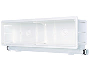VASCHETTA INCASSO DOPPIO SCARICO CONDENSA PER CONDIZIONATORI 430x108x65 MM   VECAM-CO S.P.A
