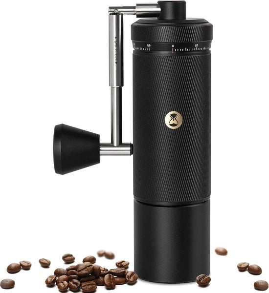 Macchina per caffè manuale S3 regolazione esterna manubrio pieghevole cassa metallica integrata aggiornata per espresso Moka Pour Over caffè francese nero.