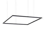 Sospensione Moderna Oracle Alluminio-Materie Plastiche Nero Led 53W K Luce