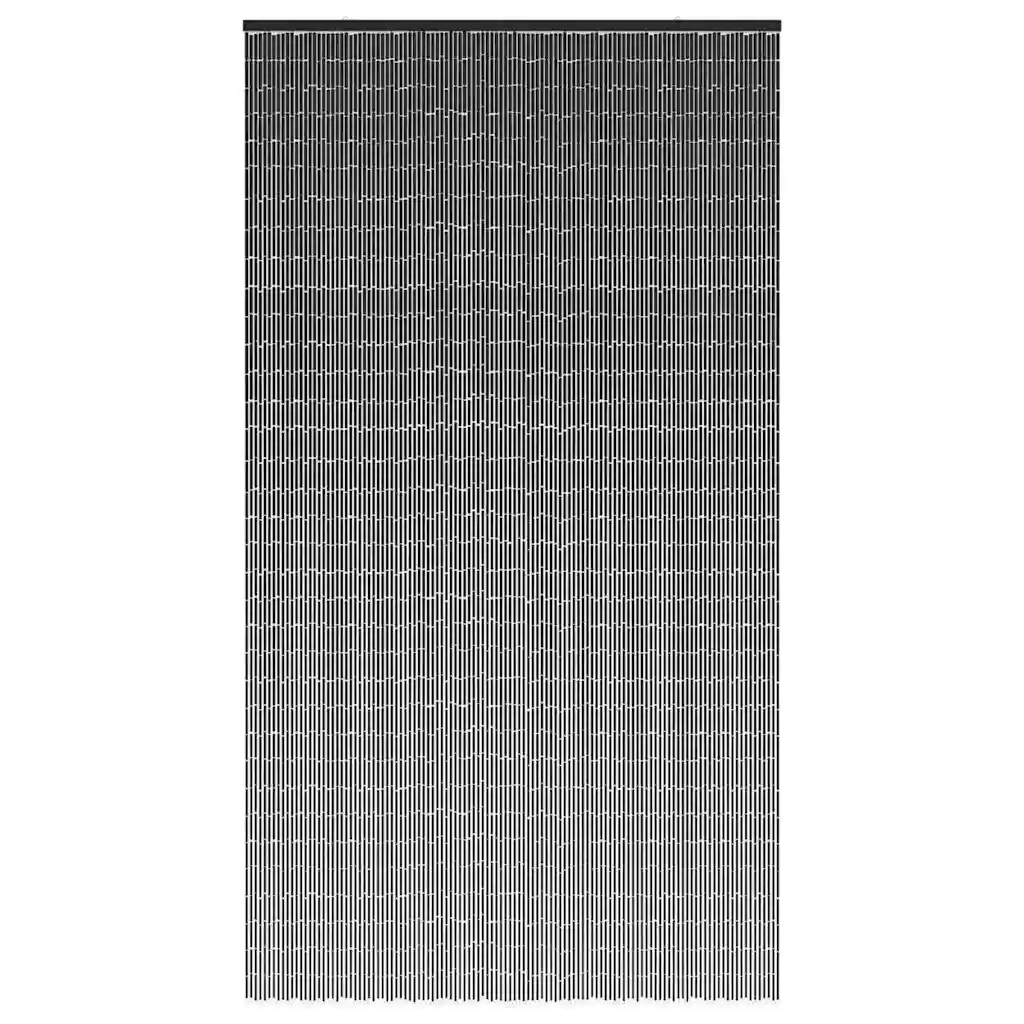 Tenda Antimosche per Porte Grigio Scuro 120x220 cm Bambù 4017451