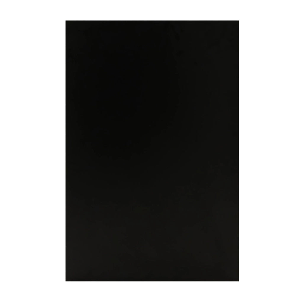 Bancone LED Nero K1200 con 3 Ripiani, Vetrina e Ante Bloccabili – 2 Chiavi