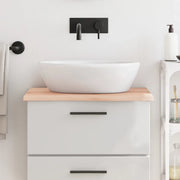 Piano Bagno 60x60x2 cm in Legno Massello Non Trattatocod mxl 131732