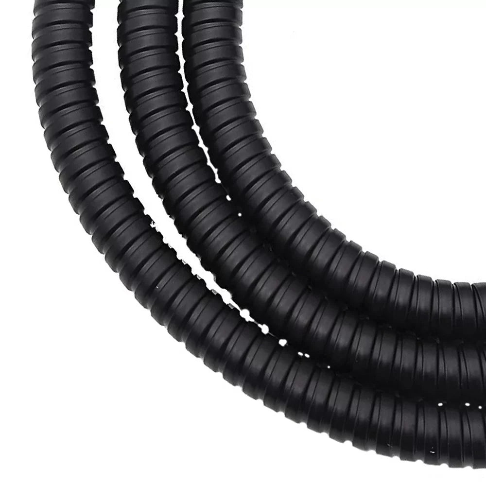 Flessibile doccia 120 cm in ottone nero opaco