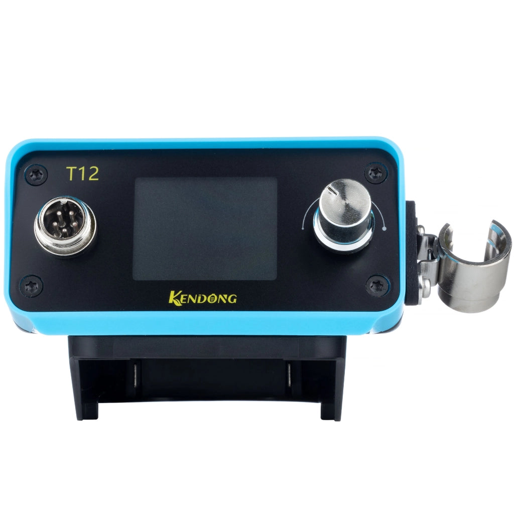 Stazione Saldante a Batteria T12 Rosfix Blue Delphin AT12BD – Riscaldamento Rapido, Display TFT, Regolazione 200-450°C