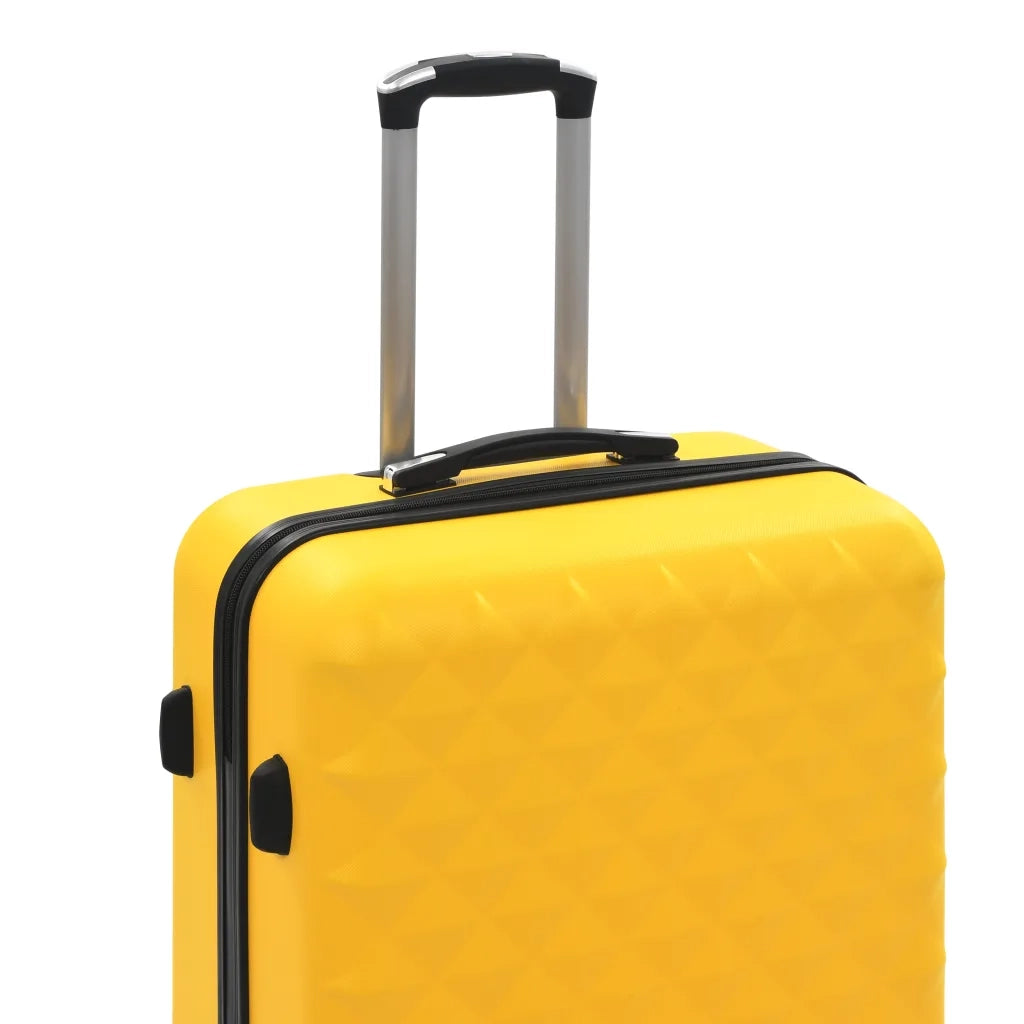 Set Trolley a Custodia Rigida 3 pz Giallo in ABS CFW7235485
