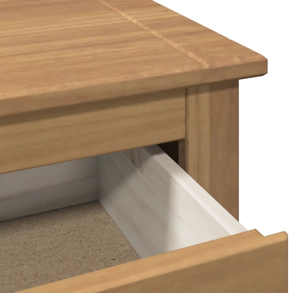 Scarpiera Panama 80x40x114 cm Legno Massello di Pino