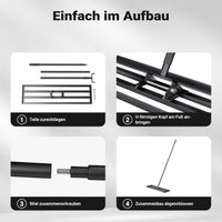 Rastrello livellatore in alluminio 120 x 25 cm, per livellamento e sabbiatura di terreni prati