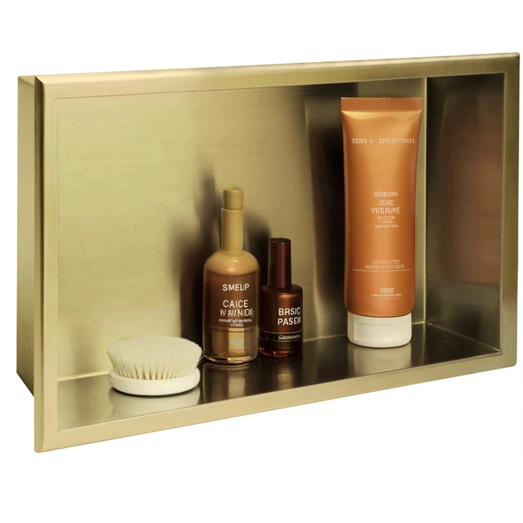 Mensola Bagno 30x45 Gold Brush