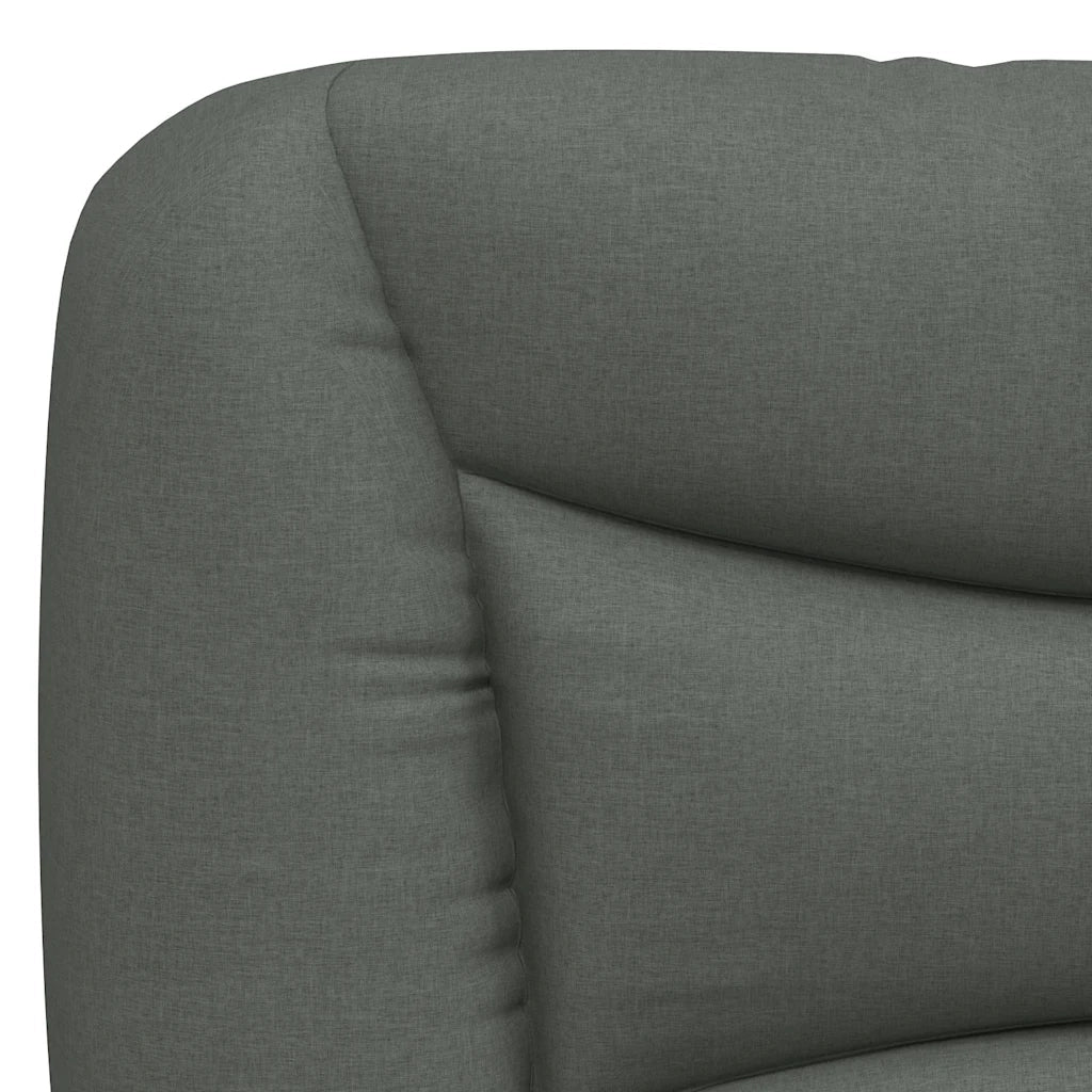 Giroletto senza Materasso Hvar Grigio Scuro 120x200 cm Tessuto 3207759