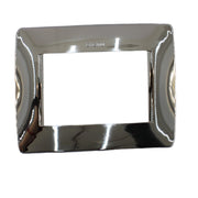 Placca 4P cromo luna Bticino