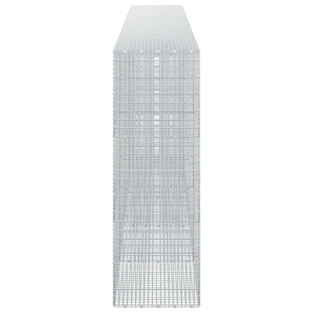 Gabione con filo da 3,5 mm e rete da 5x2,5 cm 500x50x150 cm 3461884