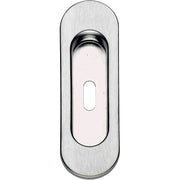 MANIGLIA OVALE PER PORTA SCORR C/FORO OTT CRO SAT- MARIVA- 24,0 pz