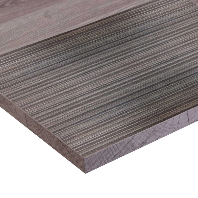 Top tavolo nobilitato noce moderno quadro cm 68x68X1,8
