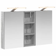 Set di Armadi da Bagno | Armadio da bagno con lo scaffale 3 pz 80 x 10,5 x 50 cm