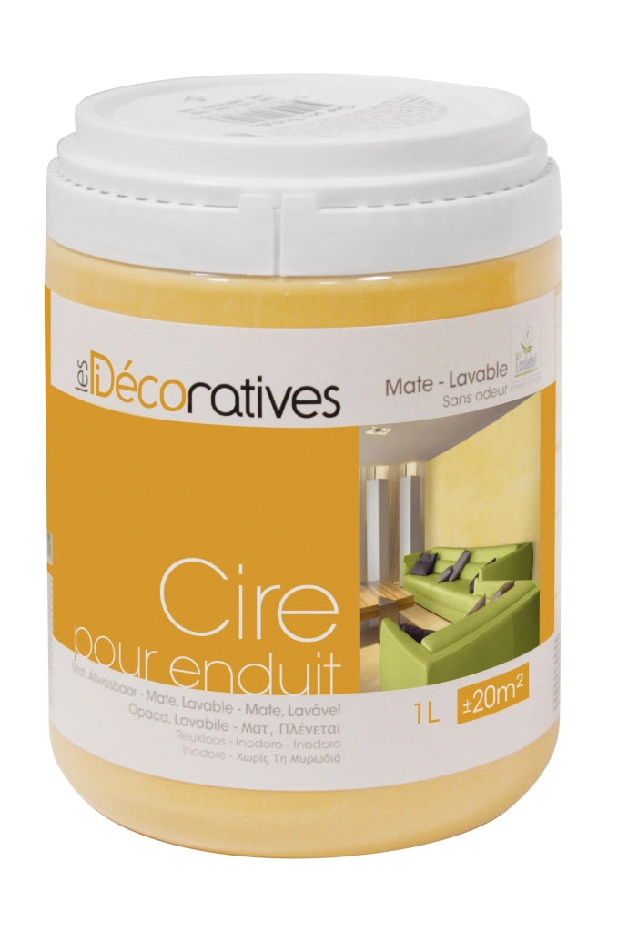 CERA DECORATIVA DA 1 LITRO COLORE LINO