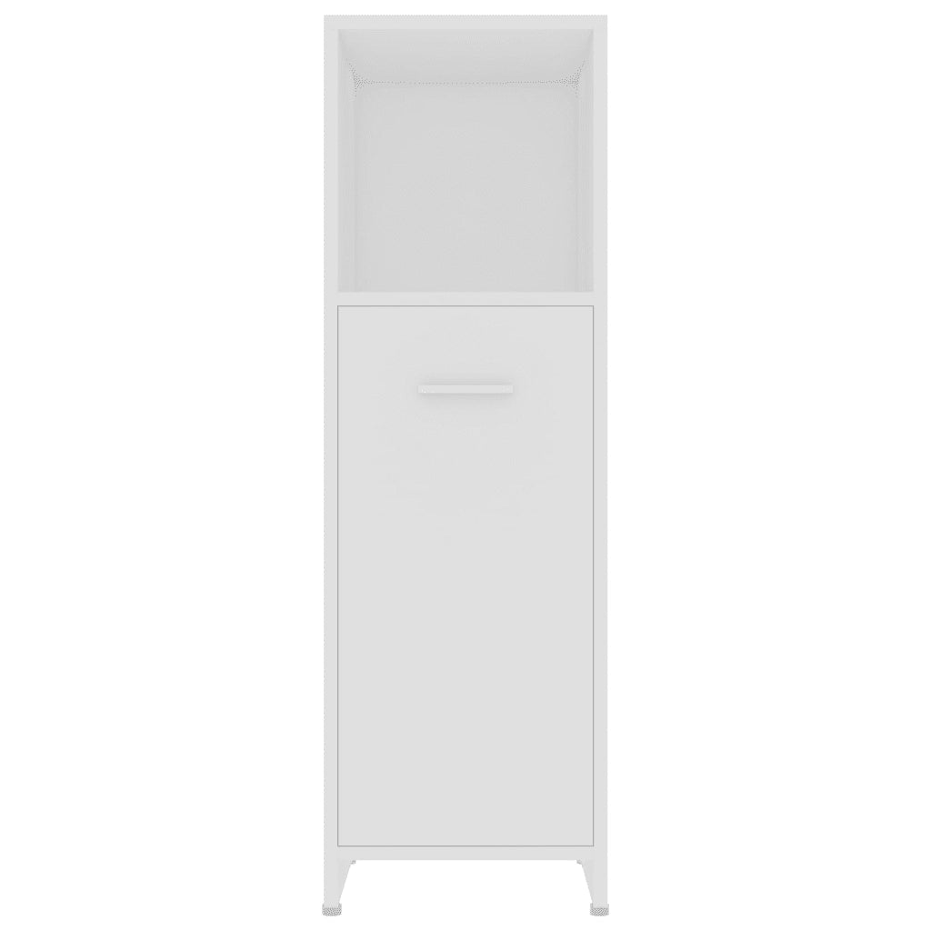 Set Mobili da Bagno 4 pz Bianco