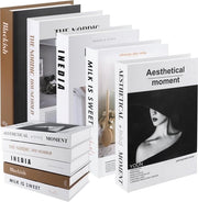 Decorazioni da libro per arredamento da soggiorno - cassa di libri finti - decorazioni da libro per tavolo da salotto/biblioteca - accessori di arredamento per ufficio