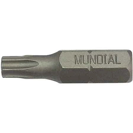 INSERTO PER VITI TORX 1/4 MUNDIAL TX 25 - 12 pezzi- MUNDIAL