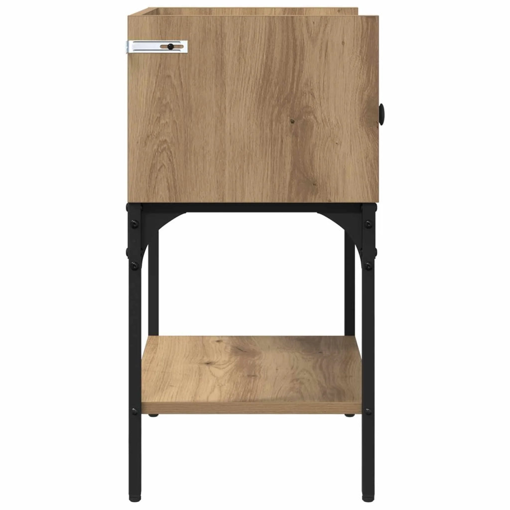 Comodino Rovere artigianale 40 x 29 x 60 cm Legno multistrato 881828